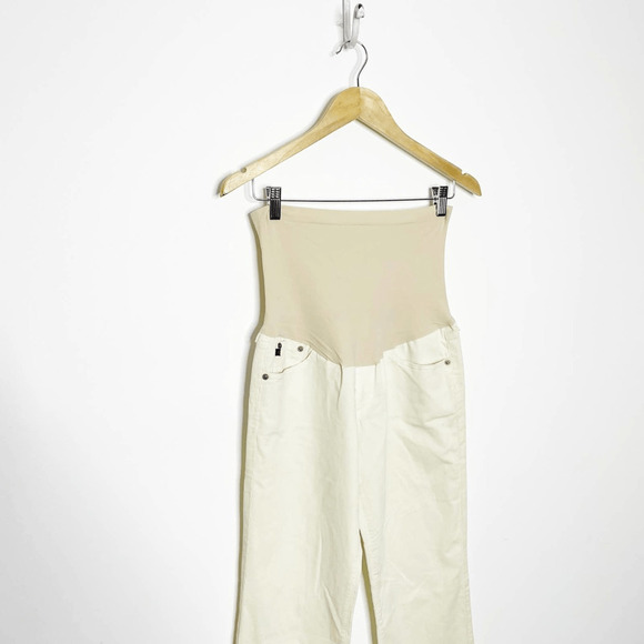 AG Adriano Goldschmied Pea in the Pod Angel Bootcut corduroy maternity pants 32 - Picture 3 of 7